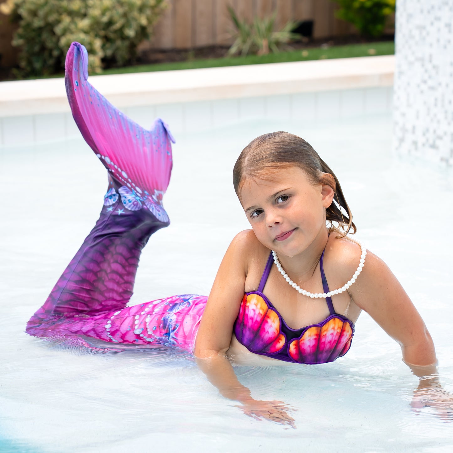 New Pink Fantasy Starter Mermaid Tail with Monofin