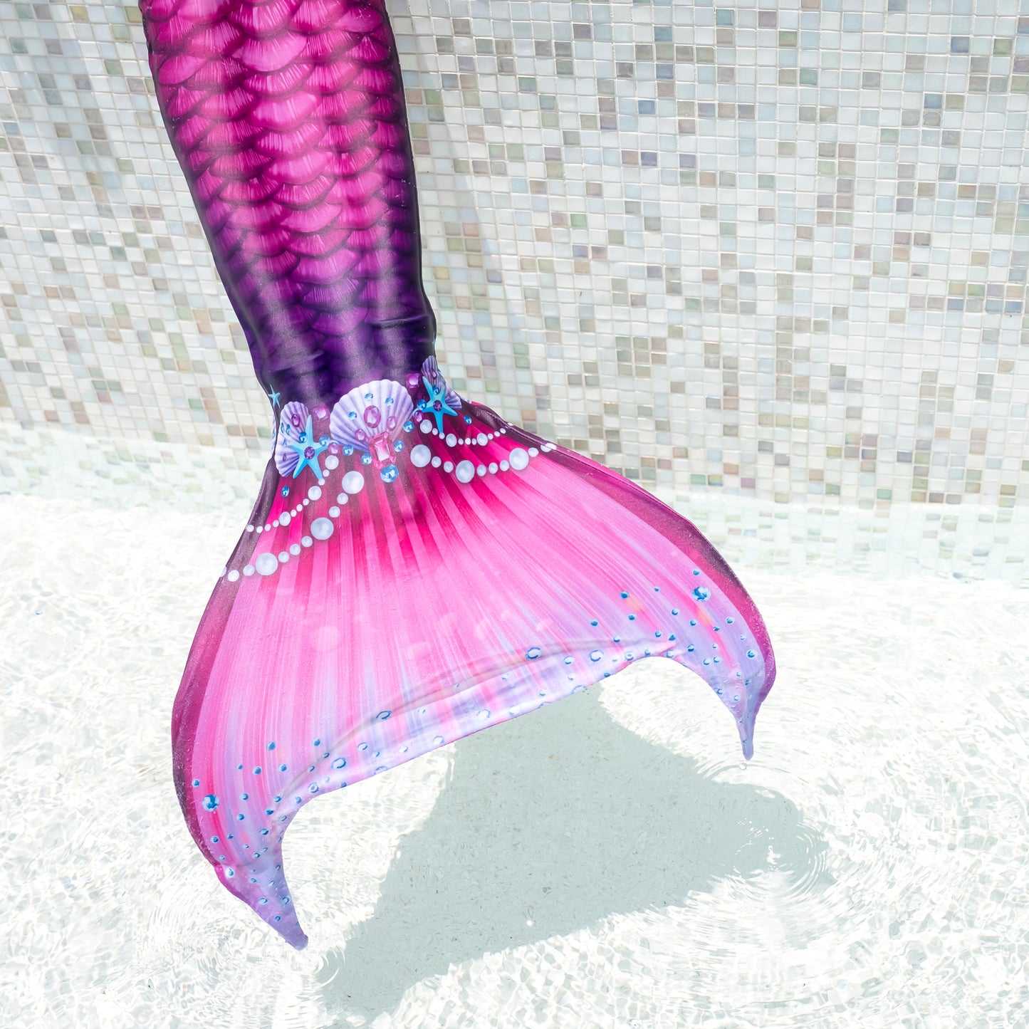 New Pink Fantasy Starter Mermaid Tail with Monofin