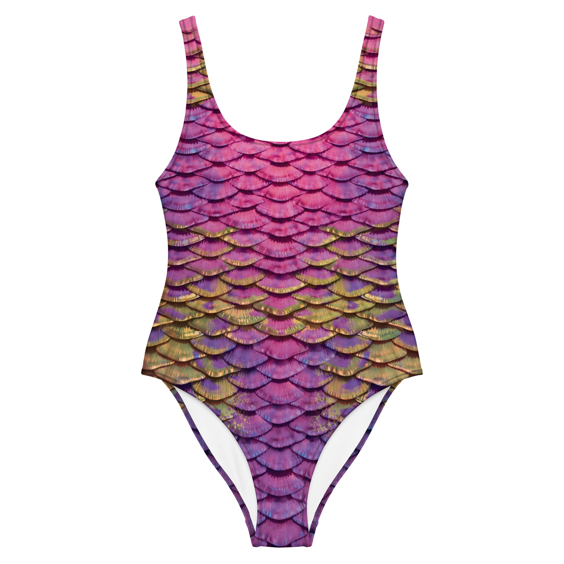 Women's Rose One-Piece Swimsuit – Fin Fun Mermaid
