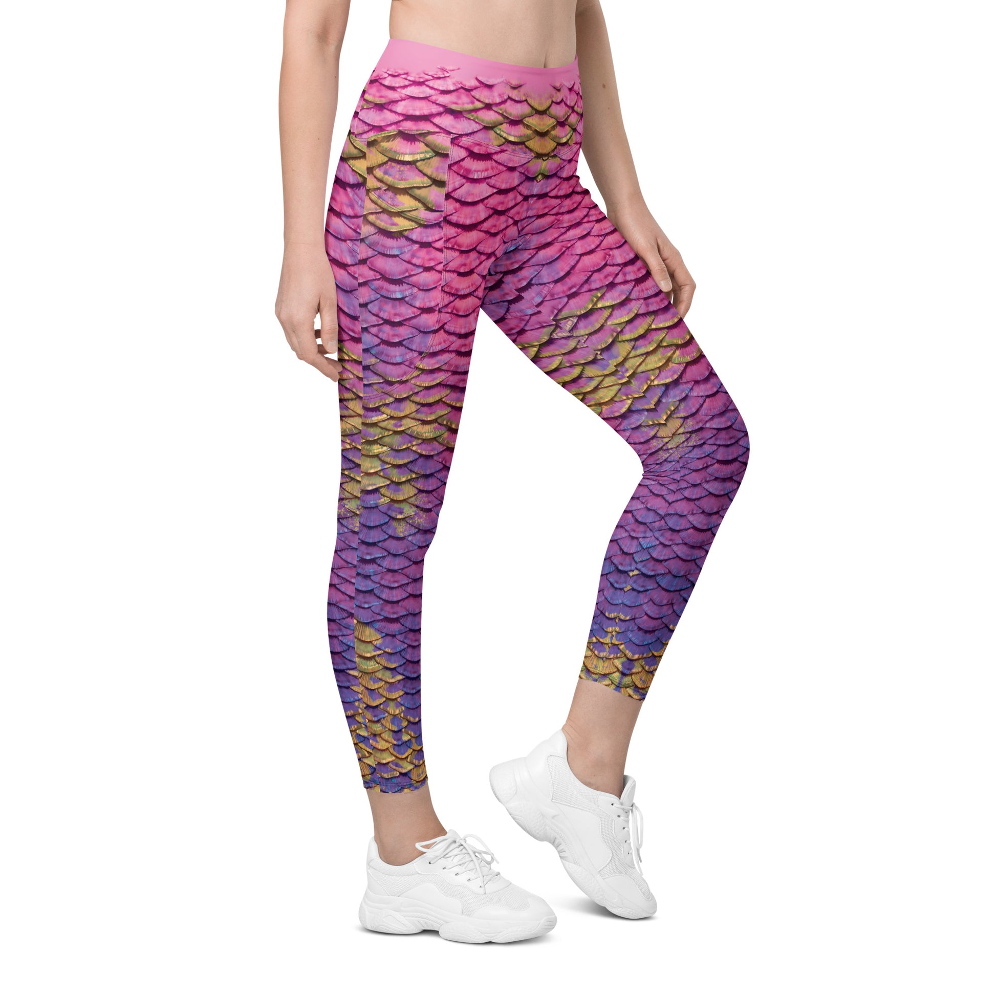 Printed Leggings Nike Side Pocket Leggings Legging Woman Nike One