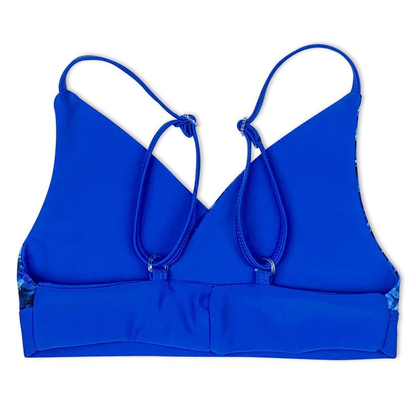 Girls' Arctic Blue Reversible Bikini Top & Bottom Set – Fin Fun Mermaid