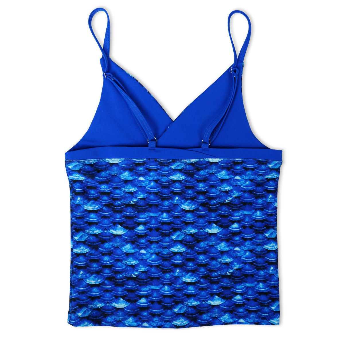 Girls Arctic Blue Tankini Top & Bottom Set