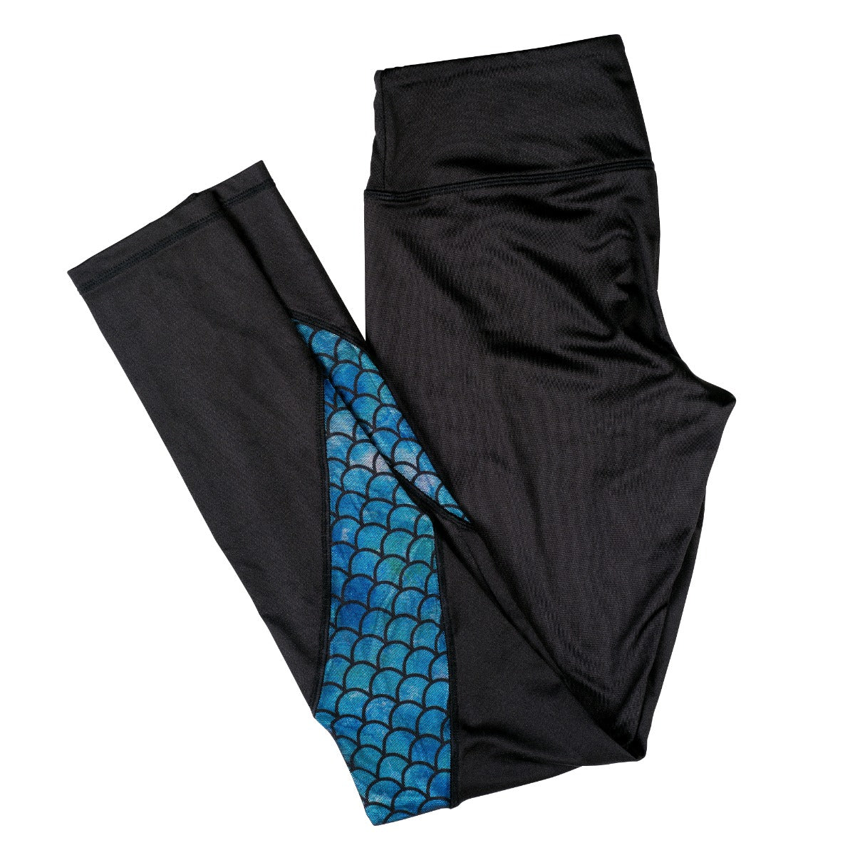Factory Second Black Mesh Mermaid Leggings