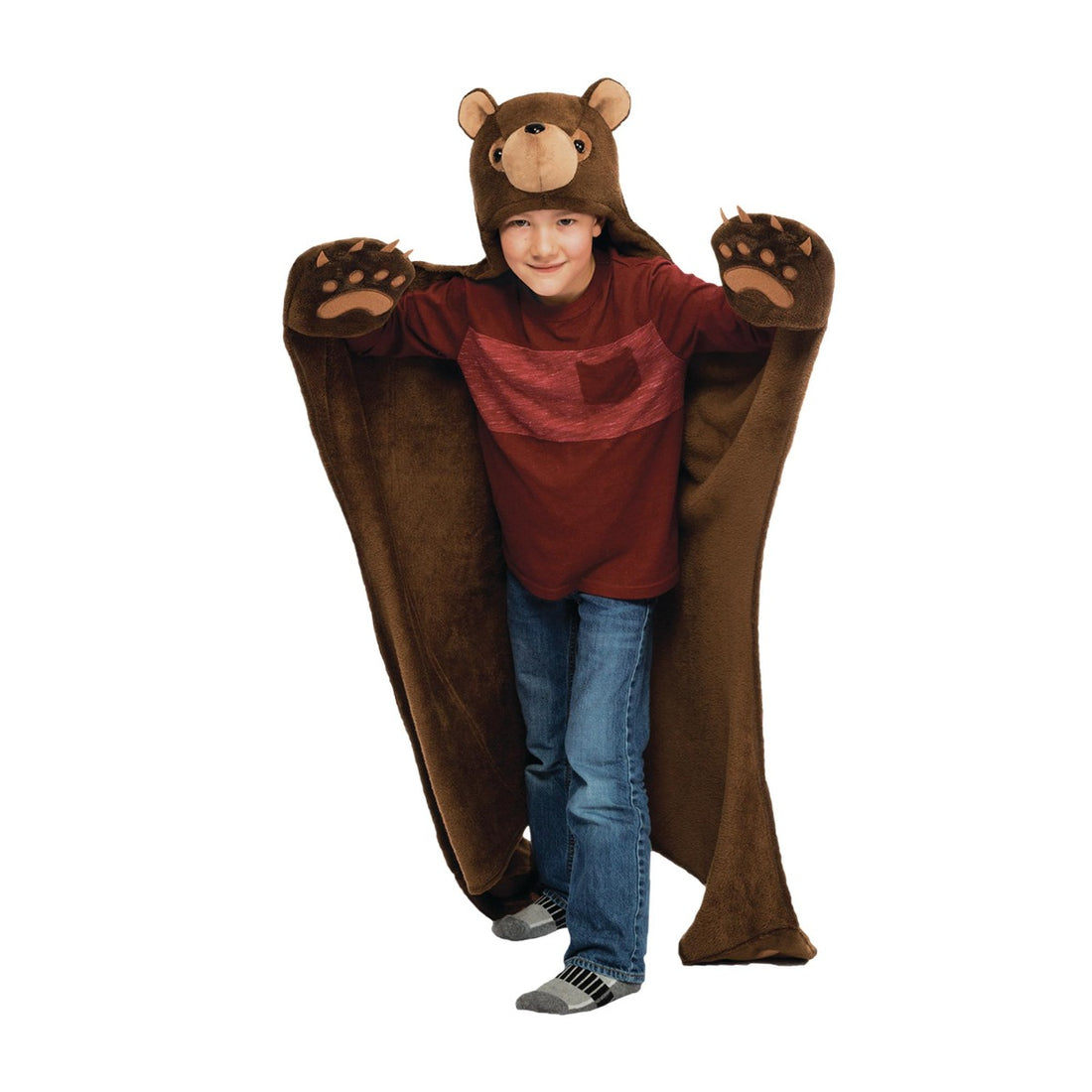 Ivory Bear Hat and Blanket Set main image 1