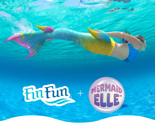 Fin Fun Red Fin Fun + Mermaid Elle – Fin Fun Mermaid