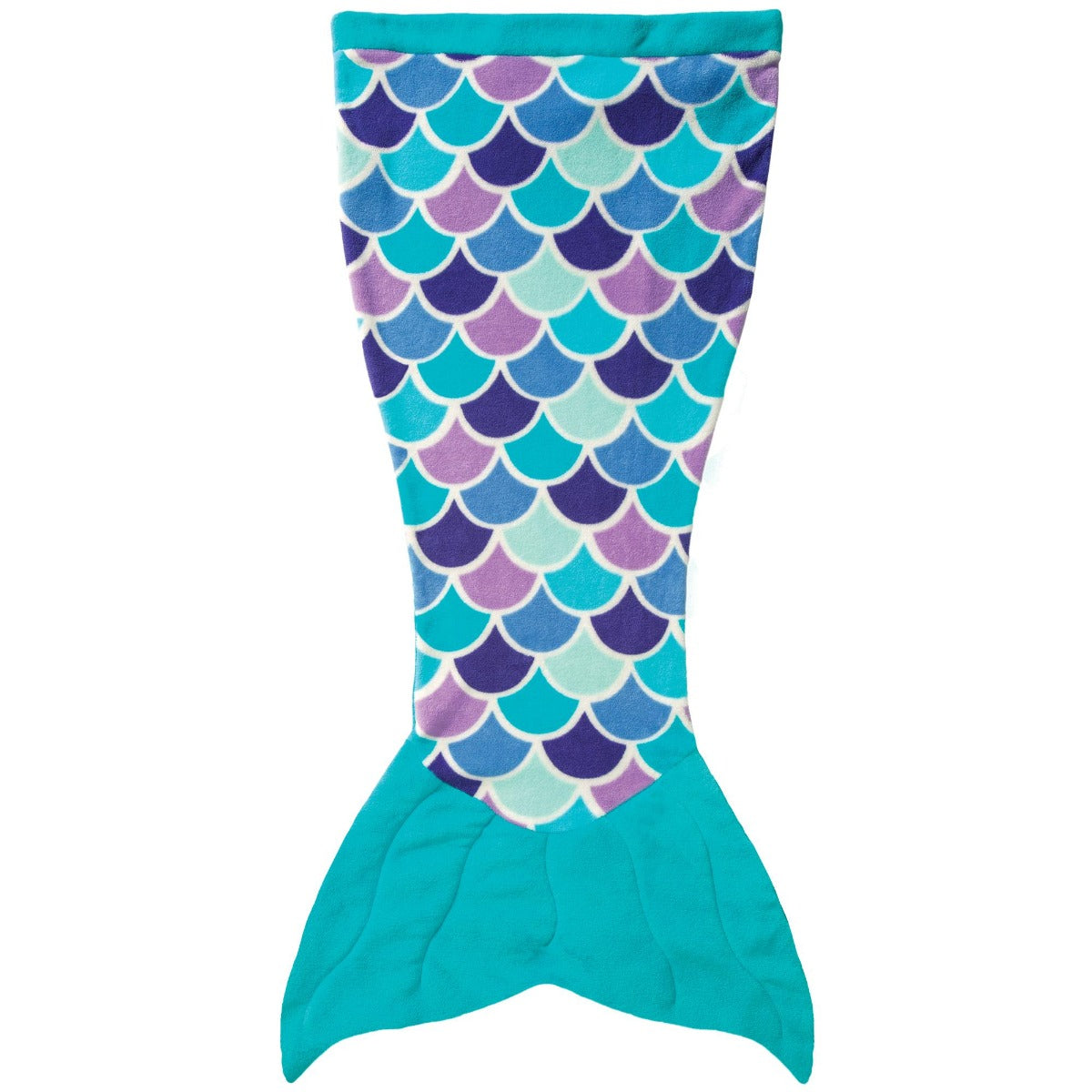 Cuddle Tails Mermaid Tail Blanket in Aqua Dream - Factory Second