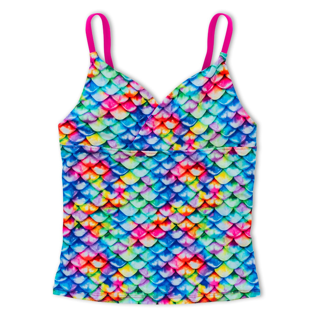 Girls Rainbow Reef Tankini Top & Bottom Set