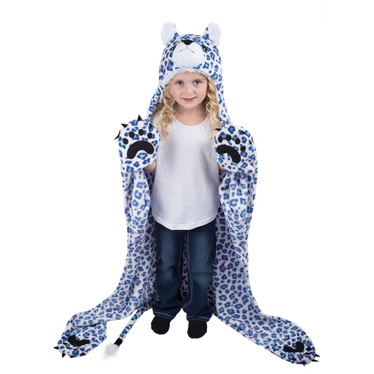 Wild Things Snow Leopard Blanket