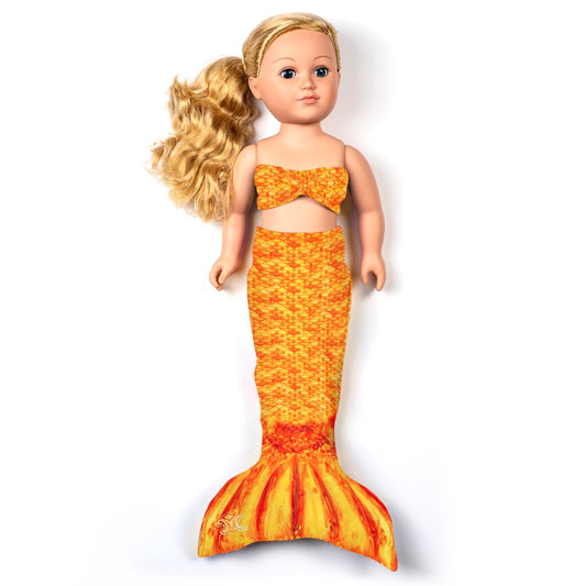 Tropical Sunrise Doll Tail & Top - 18 inch