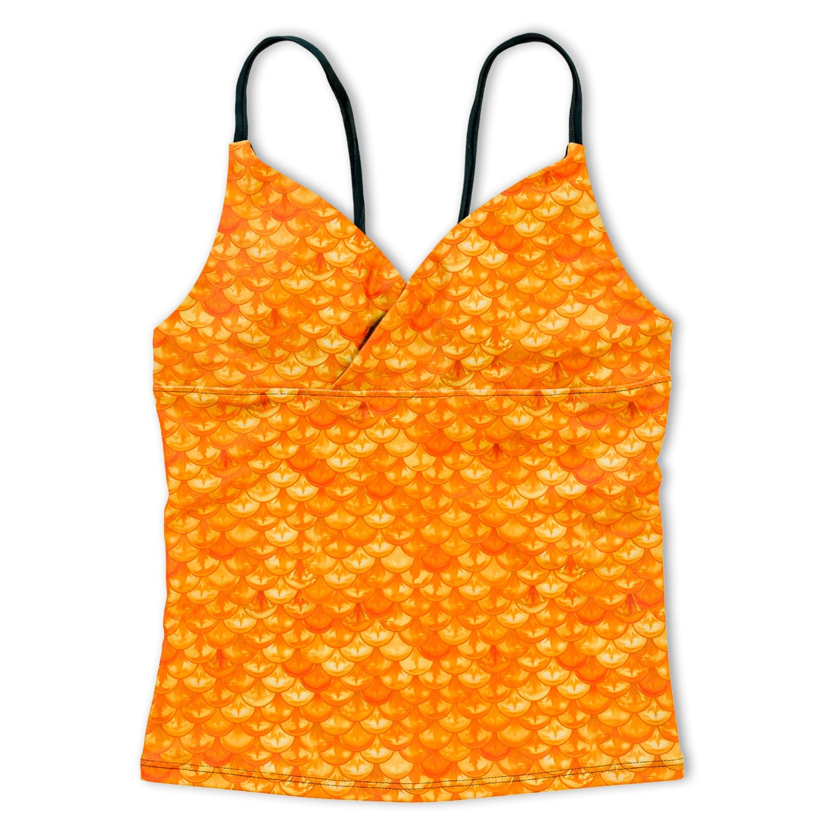 Girls Tropical Sunrise Tankini Top & Bottom Set