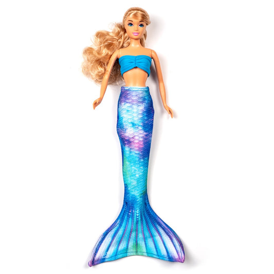 Watercolor Waves Fashion Doll Tail Set