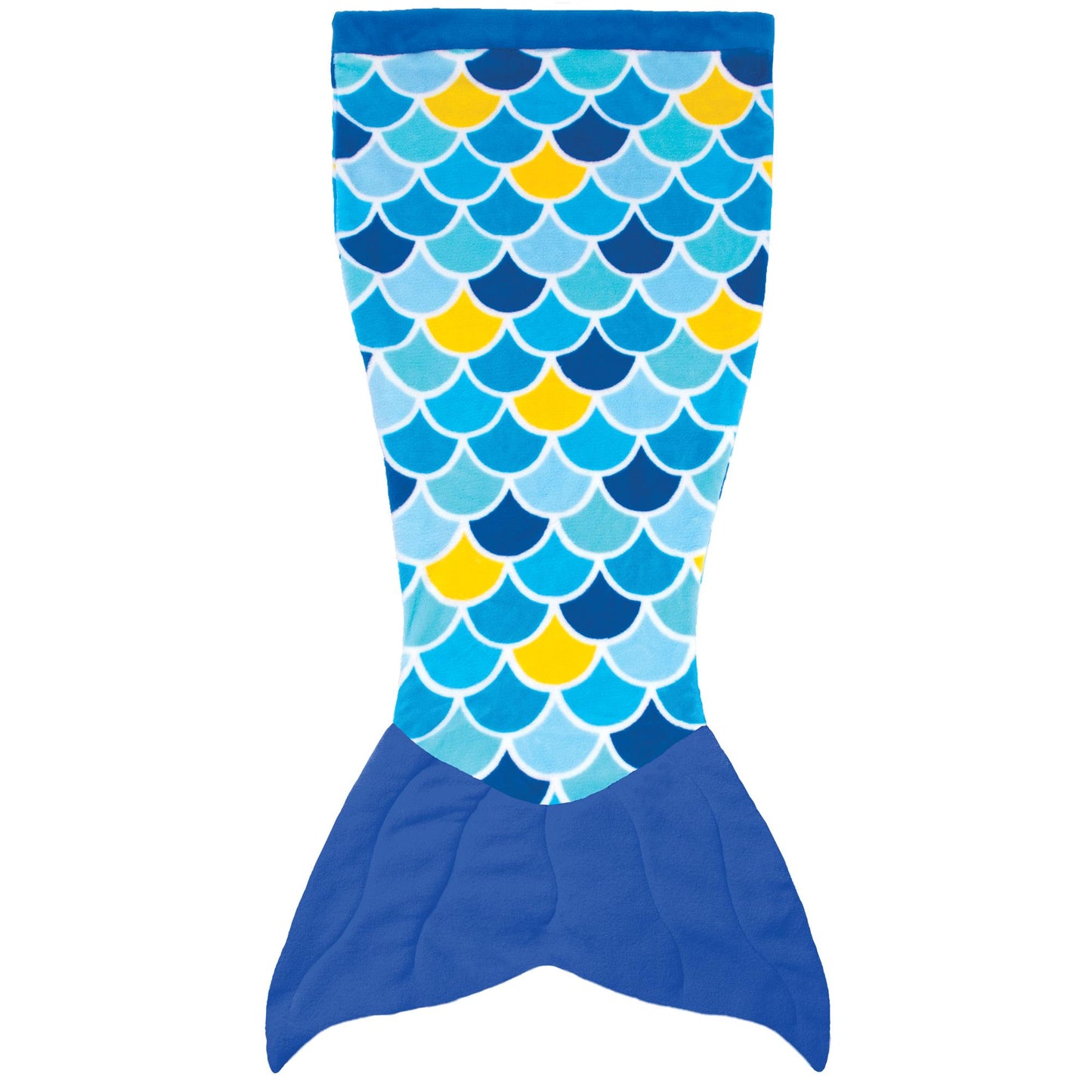 Cuddle Tails Mermaid Tail Blanket in Wave Blue - Factory Second